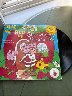 Strawberry Shortcake Vinyl Record - Red